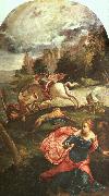 Jacopo Robusti Tintoretto St.George and the Dragon Sweden oil painting reproduction